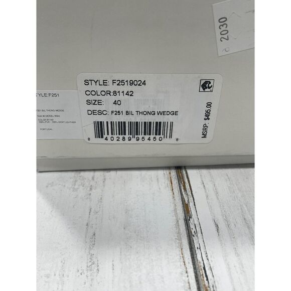 BUNDLE FOR LETTY - Simon Miller Women's F251 Bil Thong Wedge Sandals - Toffee 10 - Picture 5 of 10